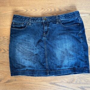 Blue Denim Skirt
